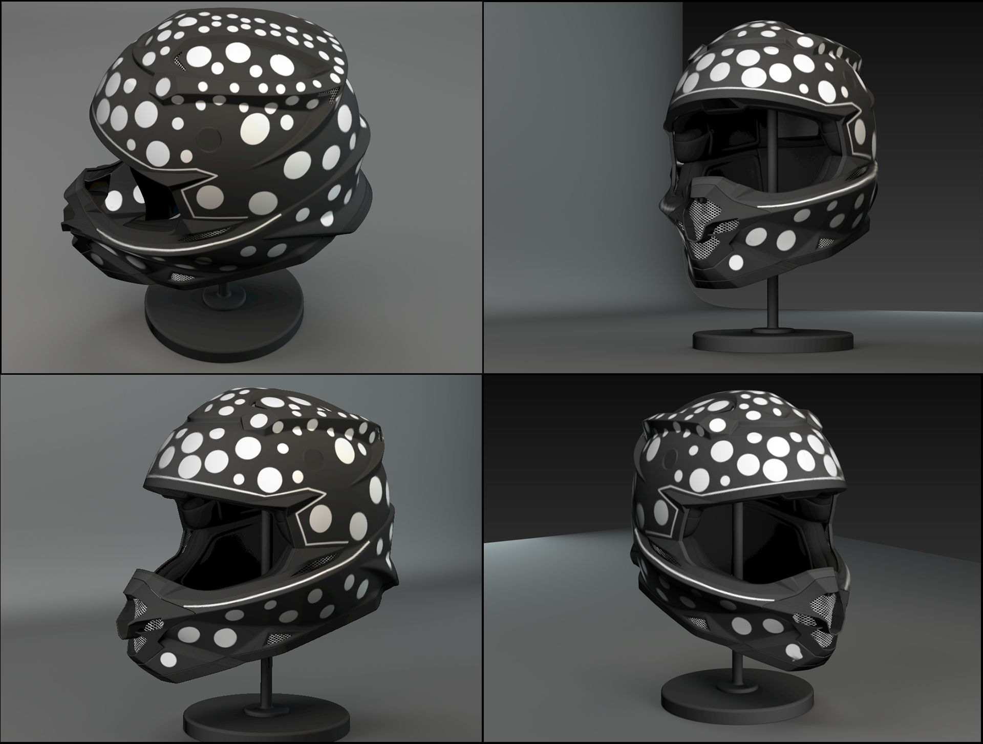 images/download/attachments/17347818/VRayTextureBaking_Helmet_Baked_FourAngles.png